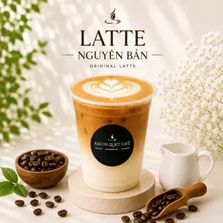 Latte nguyên bản - 49.000 ₫ tại Saigon Quiet Cafe & Trà Trái Cây - Cô Giang