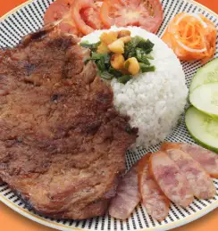 Hình ảnh Cơm sườn lạp xưởng