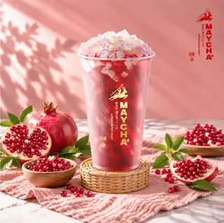 Trà Lựu Đỏ Thạch Dừa M - 35.000 ₫ tại Trà Sữa Maycha - 86 Nguyễn Huệ