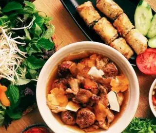 Bún chả Hà Nội - có nem - 63.000 ₫ tại Bống Hà Nội - Bún Mọc, Bún Đậu Mắm Tôm & Bún Chả Hà Nội - Lê Thị Nho