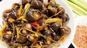 Hình ảnh Ốc bươu - ốc đắng xào sả ớt