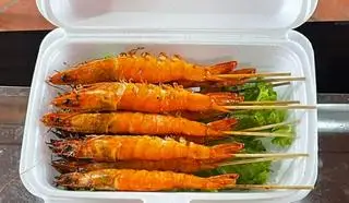 Hình ảnh Tôm nướng sốt Hàn