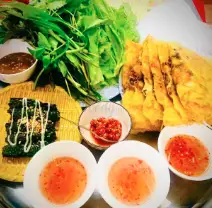 Bánh xèo tôm Lớn (3 Cái) - Bò Lá Lốt(  5 Viên) - 205.000 ₫ tại Bánh Xèo Giòn Giòn - Bò Nướng Lá Lốt Mỡ Chài - Vĩnh Viễn