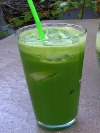 Rau má nguyên chất - 14.000 ₫ tại Rau Má Mix Đậu Xanh & Sữa Đậu Nành - Nguyễn Quang Bích
