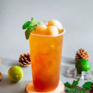Trà lài vải - 33.000 ₫ tại Trà Sữa HongKong Baley - 450 Hai Bà Trưng