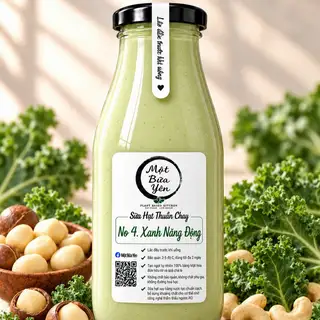 Hình ảnh Vegan Xanh Năng Động - Hạt điều, Macca Đắk Lắk, Cải xoăn kale.