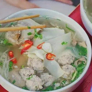Hình ảnh Bún mọc , (+ xương)