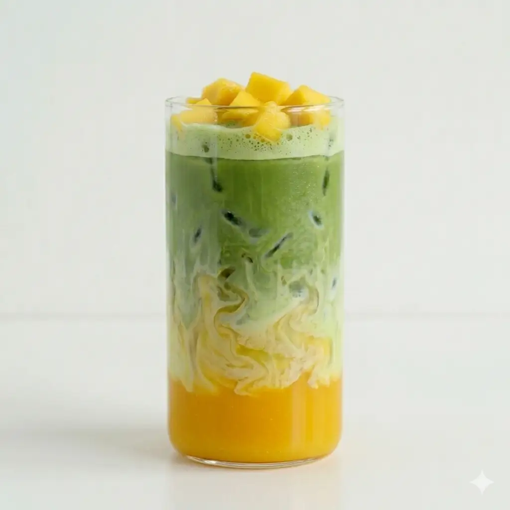Matcha xoài - Mango matcha - 55.000 ₫ tại Vội Vội Vàng Vàng Matcha & Coffee - Trần Hưng Đạo