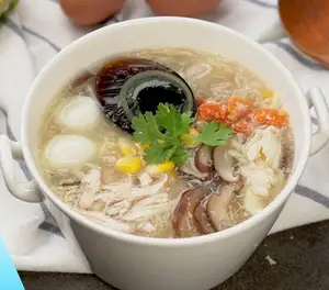 Hình ảnh Súp cua nhỏ - nửa trứng bắc thảo-