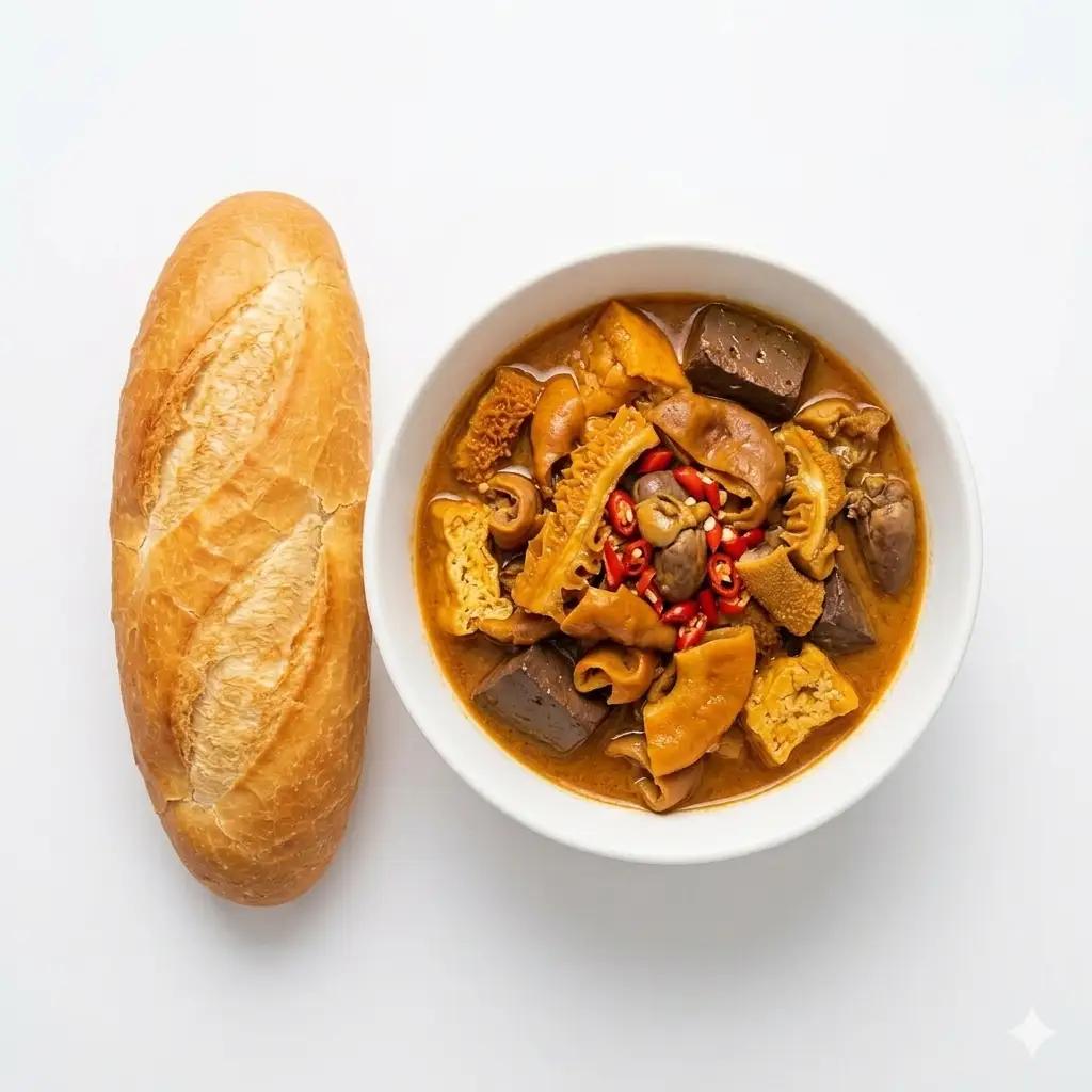 Phá lấu bánh mì đặc biệt - 75.000 ₫ tại Phá Lấu Bò Chén - Lê Văn Thọ