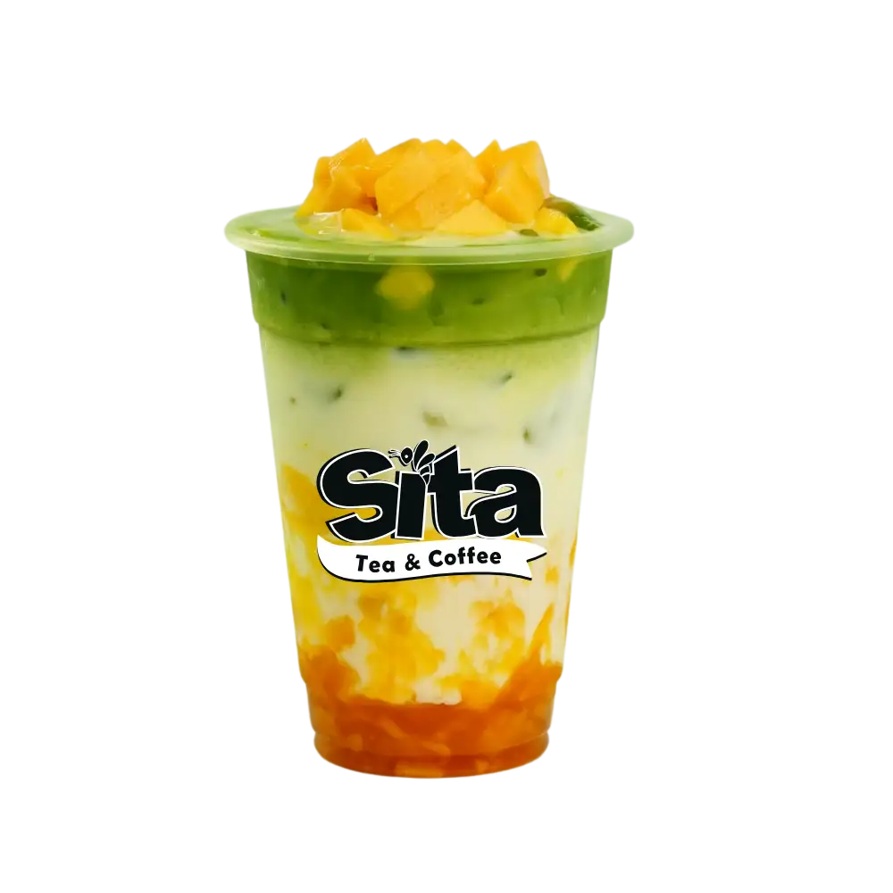 Matcha latte xoài - 49.000 ₫ tại Sita - Matcha Latte & Trà Sữa - Cách Mạng Tháng 8