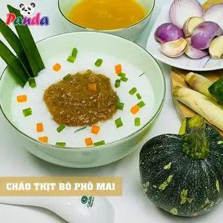 Hình ảnh Cháo thịt bò phô mai nhỏ