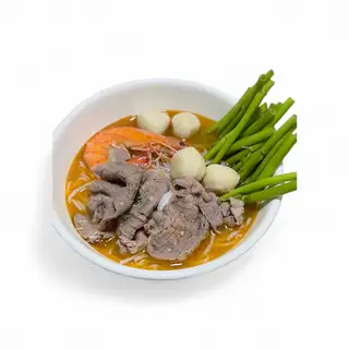 Bún Thái bò - tôm - cá viên - 65.000 ₫ tại Lẩu & Bún Thái Kim Anh 168 - Ung Văn Khiêm