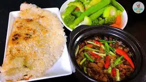 Cơm cháy+ kho quẹt + rau luộc - 95.000 ₫ tại Cơm Cháy Kho Quẹt - Mũi Tàu Phú Lâm - Dương Bá Cung