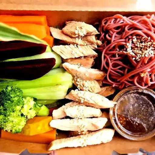 Hình ảnh Bún gạo lứt ức gà