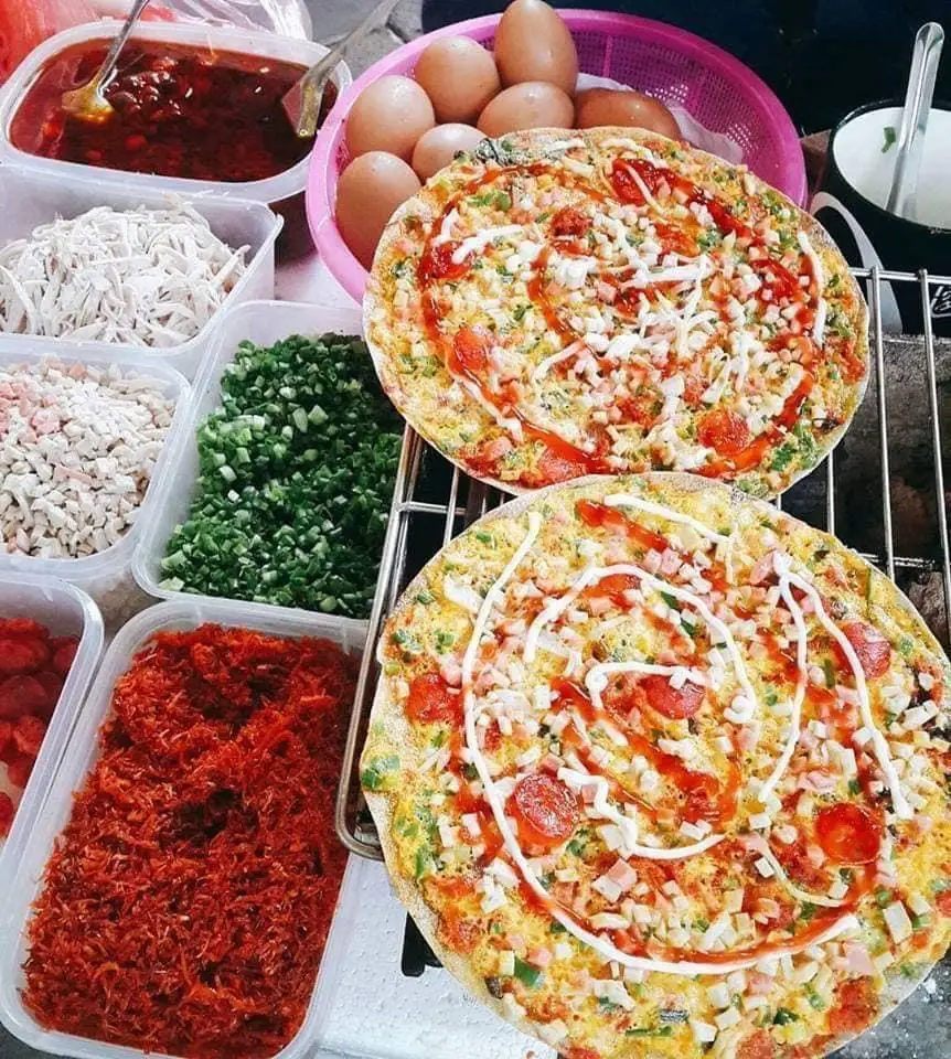 Bánh tráng nướng Thập Cẩm Đặc biệt,pho mai, khô gà, khô bò, khô chà bông  - 45.000 ₫ tại Sinh Tố & Nước Ép - Phạm Viết Chánh