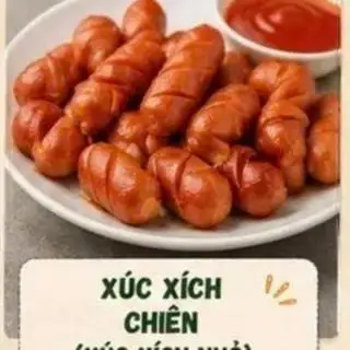 Xúc xích chiên - 55.000 ₫ tại Bếp Văn Phòng Q10 - Tô Hiến Thành