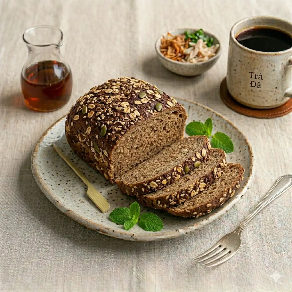 Hình ảnh Sourdough nguyên cám oliu