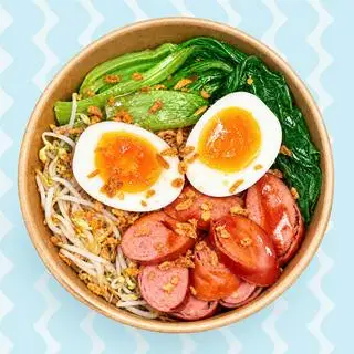 Hình ảnh Mì trộn xúc xích
