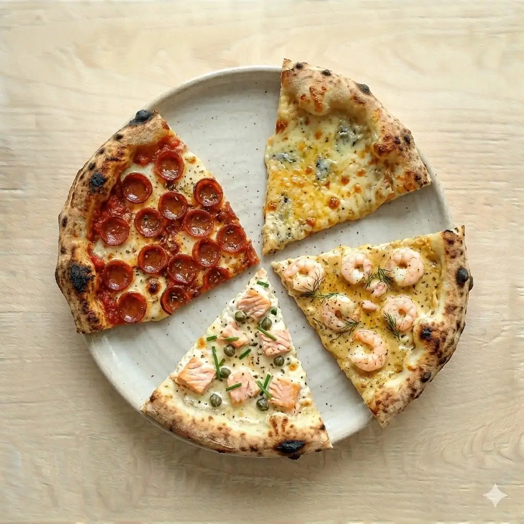 Hình ảnh Pizza Phô Mai Mua 2 Tặng 1