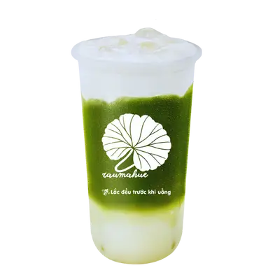 Hình ảnh Rau má đậu xanh sữa dừa