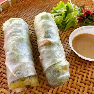 Bánh cuốn thịt nướng - 35.000 ₫ tại Đặc Sản Quê Nẫu - Bánh Cuốn Bình Định, Nem Nướng & Tré Trộn - Phan Văn Trị
