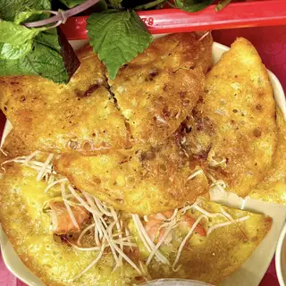 Bánh xèo tôm - thịt - trứng - 29.000 ₫ tại Bánh Xèo Tôm Thịt Anh Chánh - Cô Giang