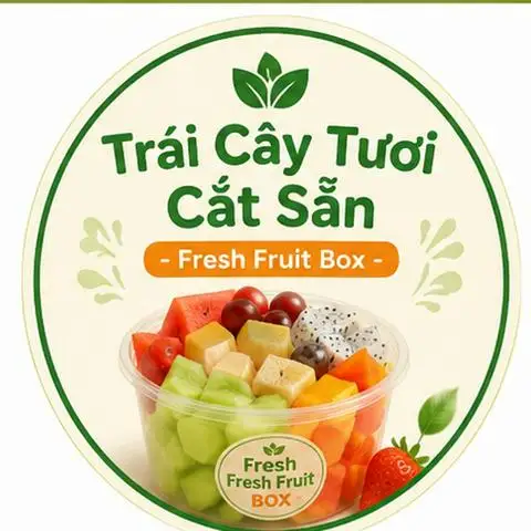 Hình ảnh Trái Cây Tươi Cắt Sẵn - Fresh Fruit Box - Lê Trọng Tấn