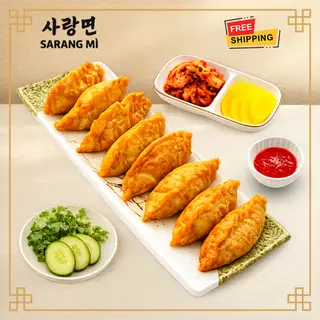 Bánh mandu - size nhỏ - 69.000 ₫ tại Mì Tương Đen, Mì Cay & Mì Lạnh - Sarang House - Lê Hồng Phong