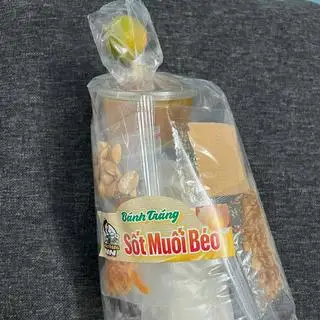 Bánh tráng phơi sương sốt muối béo - 18.000 ₫ tại Bánh Tráng Nhà Bí Me - Lý Thái Tổ