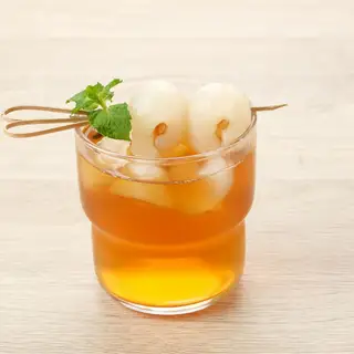 Hình ảnh Trà kombucha vải hoa hồng