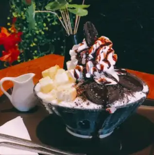 Bingsu oreo cheese cake almond - 129.000 ₫ tại T-Bingsu Korean Dessert - Tea & Coffee - Đường Số 10