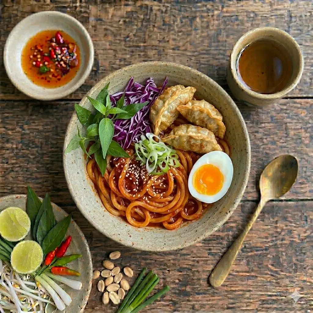 Hình ảnh Mì trộn mandu