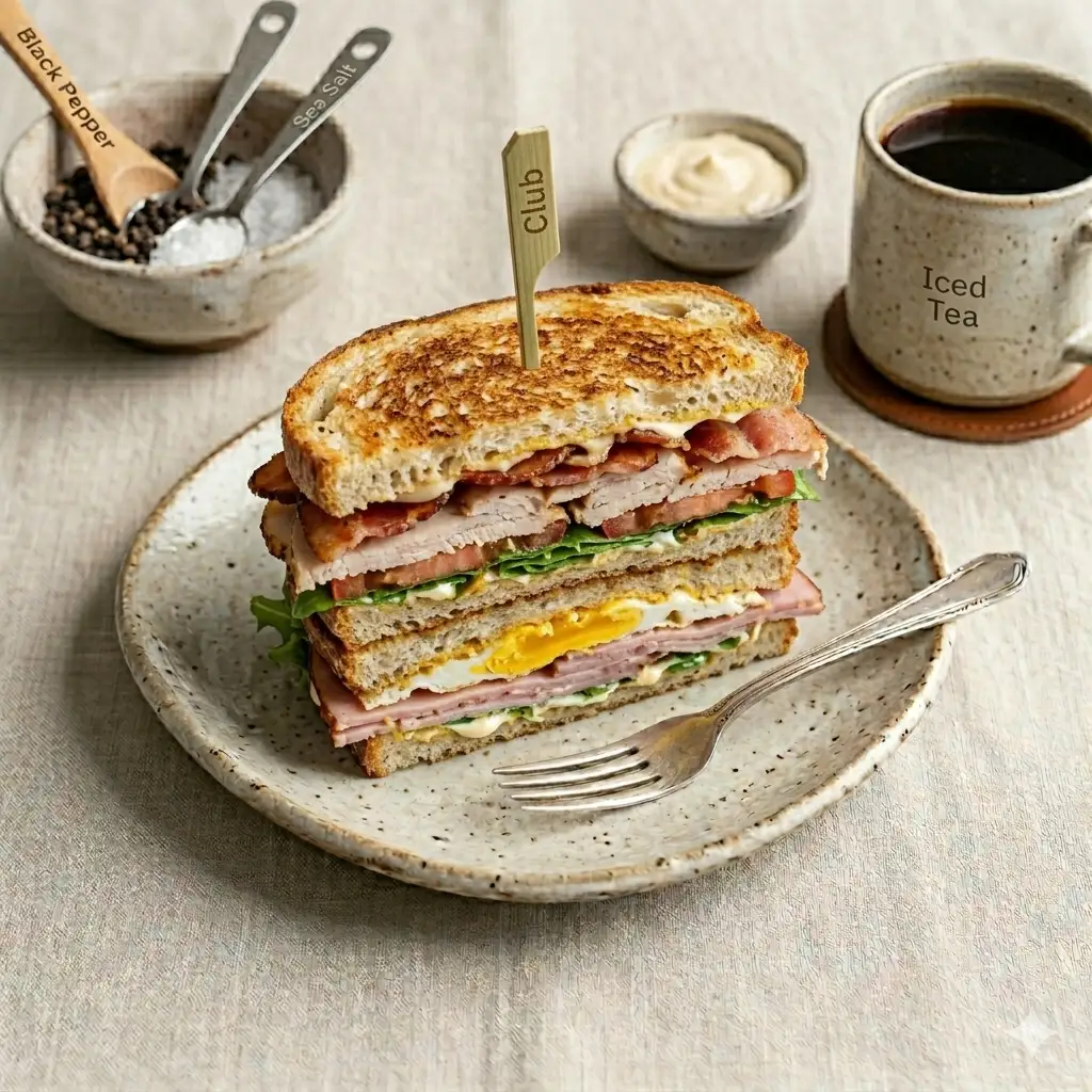 Hình ảnh Sandwich mè đen ngũ cốc -trứng jăm bông phomai