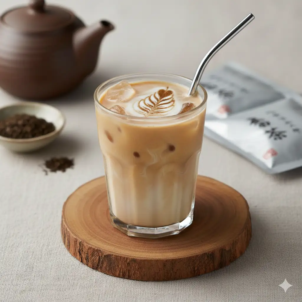 Houjicha Oatside - 45.000 ₫ tại Yan Cafe - Tacos OLALA - Lê Lợi
