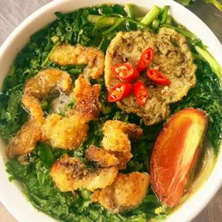 Hình ảnh Bún cá lóc phi lê chiên - chả cá thác lác