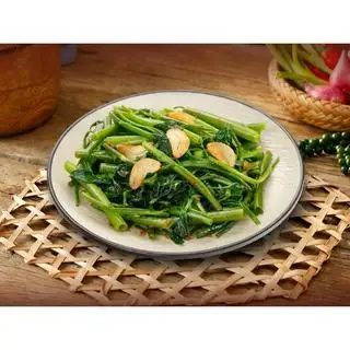 Hình ảnh Rau muống xào tỏi