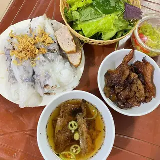 Hình ảnh Bánh cuốn chả nướng