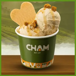 Kem oolong Đà Lạt - 52.000 ₫ tại CHẠM Đà Lạt - Kem Bơ, Sinh Tố Bơ Healthy & Cafe - Diamond Alnata Plus