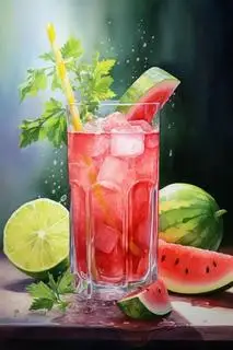 Hình ảnh Nước Ép Heathly  (Thơm + Dưa Hấu)