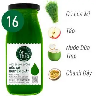 [NE16] Nước Ép Cỏ Lúa Mì- Nước Dừa- Chanh Dây Hữu Cơ Nguyên Chất - 79.000 ₫ tại An Thảo Organic - Sầu Riêng Trái Cây, Sinh Tố Nước Ép & Sữa Hạt Dinh Dưỡng - Đường Số 4