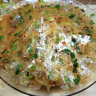 Hình ảnh Bánh tráng mỡ hành