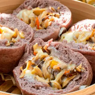 Hình ảnh Bánh bao gạo lứt xá xíu