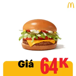 Burger bò phô mai đặc biệt - 64.000 ₫ tại Gà Rán & Burger McDonald's - Nguyễn Huệ