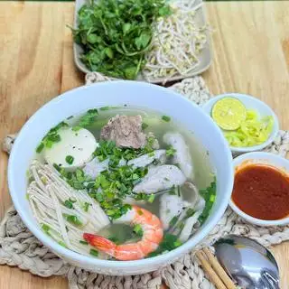 Bún tô đầy đủ - 80.000 ₫ tại Bún Nấm Cá Thác Lác - Chị Hai - Trường Sơn