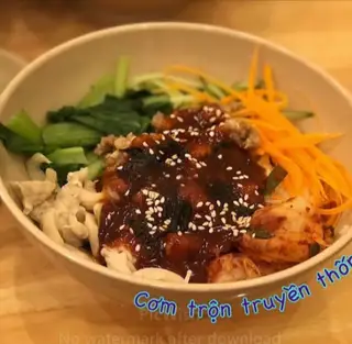 Cơm trộn hàn quốc - bò - 55.000 ₫ tại Moon Fast Food - Món Hàn - Trường Chinh