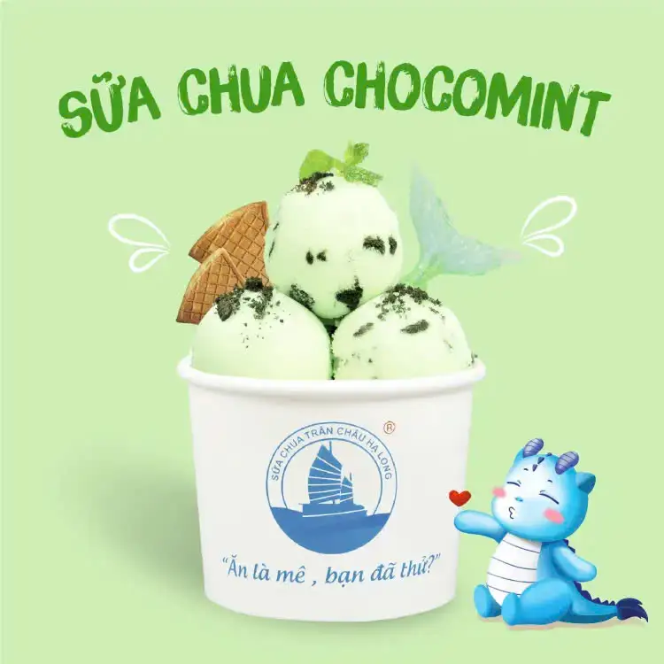 Sữa chua chocomint - 40.000 ₫ tại Sữa Chua Trân Châu Hạ Long - Phạm Văn Chí