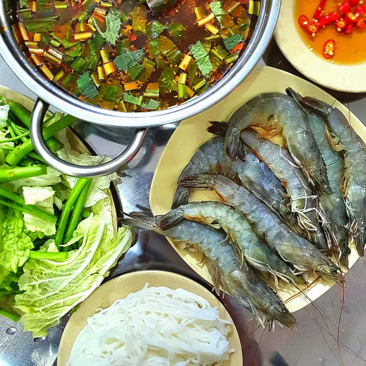 Lẩu tôm - 110.000 ₫ tại Quán 107 - Lẩu Cá - Bùi Đình Túy