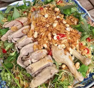 Hình ảnh Cháo - gỏi vịt nửa con
