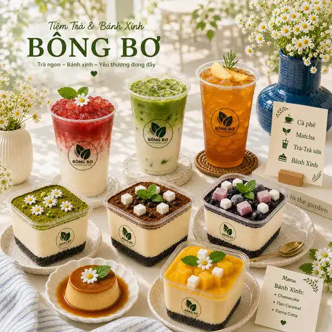 Bông Bơ - Cà Phê, Trà & Bánh Ngọt - Chung Cư Sài Gòn Avenue - Cà Phê/Trà gần bạn